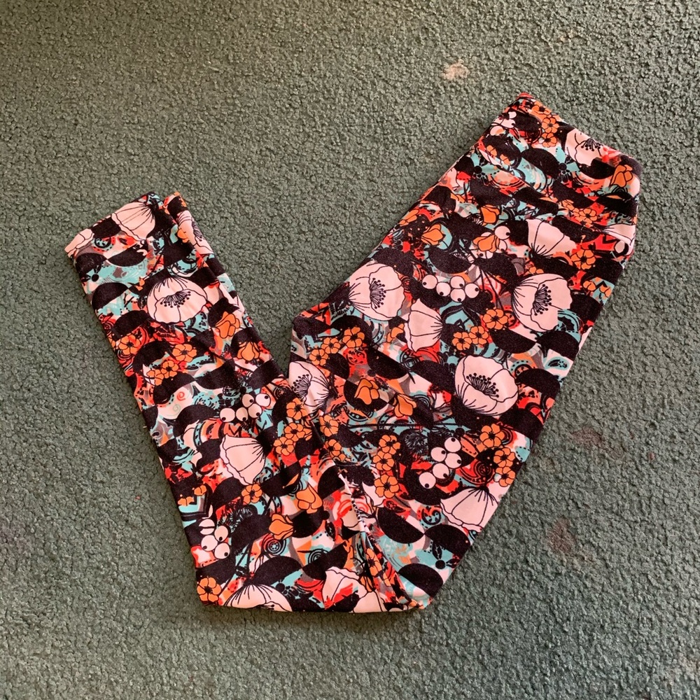 LuLaRoe floral leggings